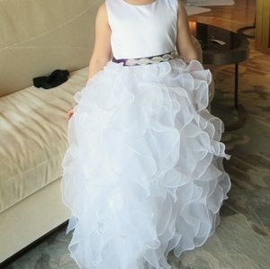 Rosebuds flower girl dress